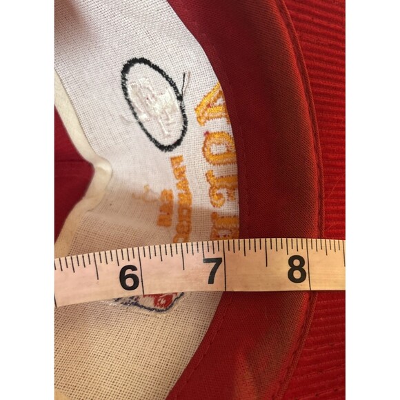 Vintage 90s Sports AmaPro San Francisco 49ers NFL Corduroy Snapback Hat - Picture 9 of 9